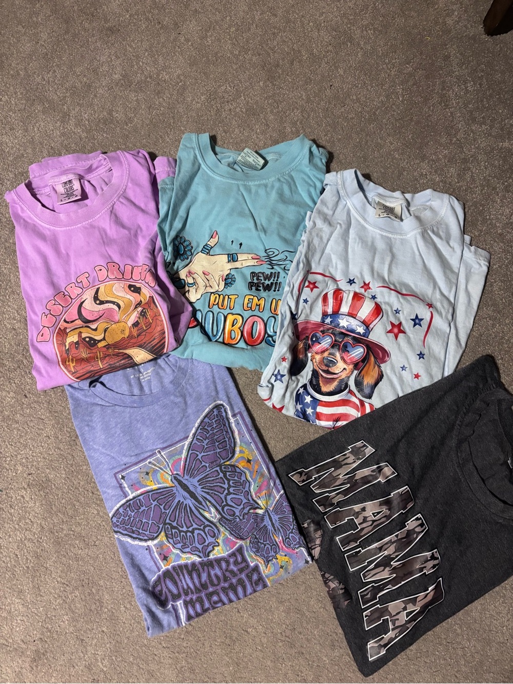 Assorted Graphic Tees bundle